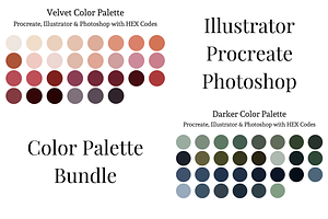 Color Palettes Procreate Illustrator