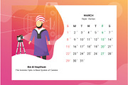 2020 Calendar - Muslim Scientist, a Stationery Template by Ted-sign (Thumbnail 4 of 39)