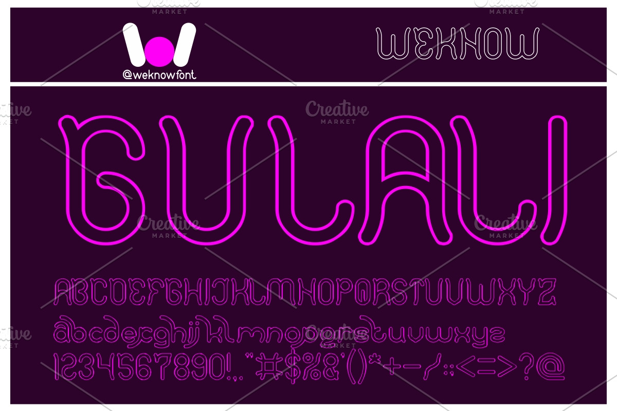 polysoup font, a Font by weknow (Photo 2 of 5)