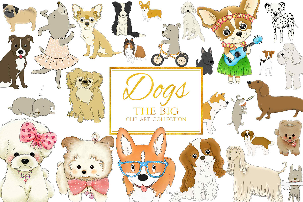 Dogs - The Big Collection, a Graphic by Jen Digital Art (Photo 1 of 6)