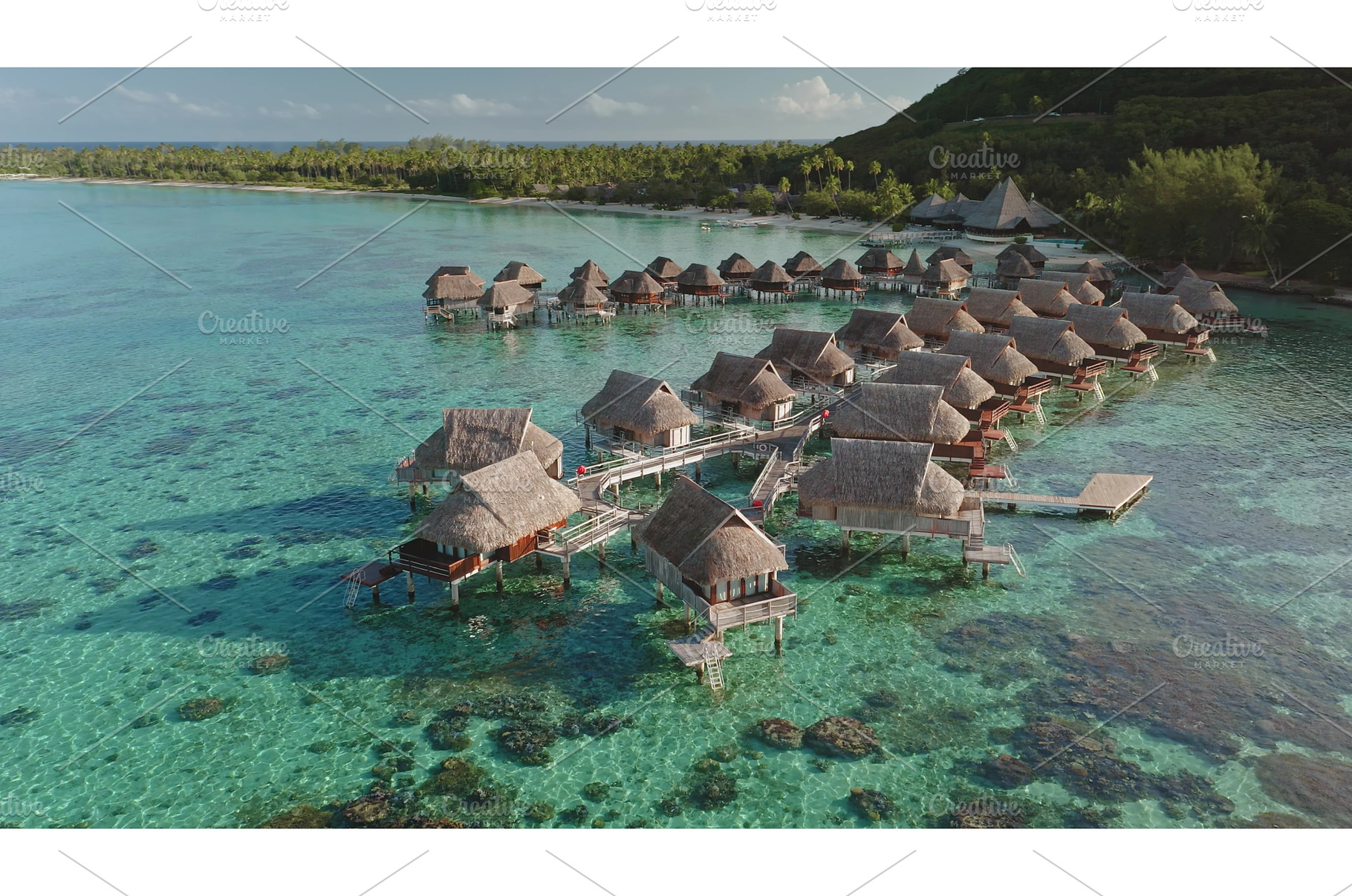 Luxurious overwater bungalows, an Architecture Photo by Goinyk