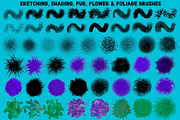 Huge Procreate Texture Brush Bundle, a Brush Add-On by AlwaysBeColoring (Thumbnail 11 of 12)