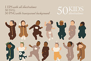 50 Kids illustrations, an Illustration by Elona Laff (Thumbnail 2 of 8)