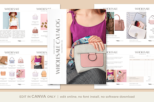 Wholesale Catalog Template CANVA