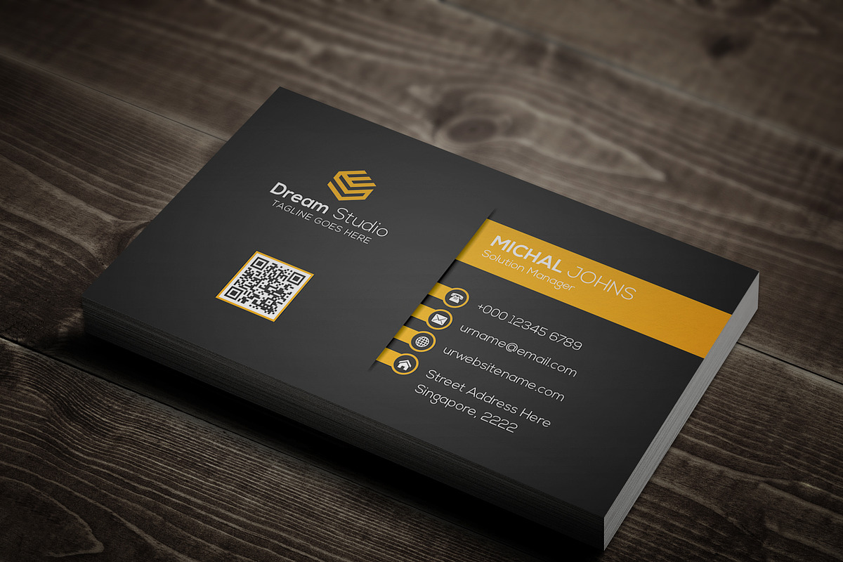 Creative Modern Business Card, a Business Card Template by DreamStudio-eg (Photo 4 of 7)