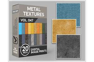 20 Seamless Metal Textures, an Architecture Photo by KenScape