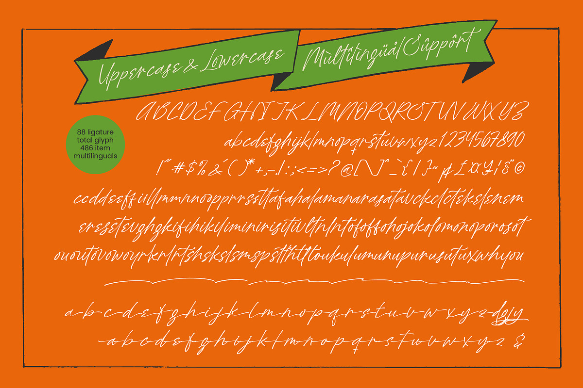 Oldpen Sunday Ink Handwritten Font, a Script Font by Letterena Studios Script (Photo 13 of 15)