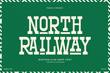 North Railway – A Western Slab Serif