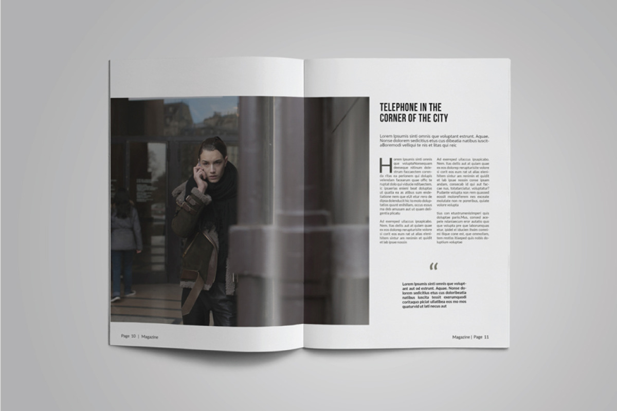 Simple Magazine Template, a Magazine Template by Alhaytar (Photo 6 of 10)