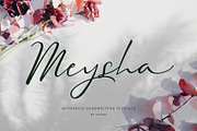 Meysha, a Handwritten Font by rudiSasori (Thumbnail 1 of 11)