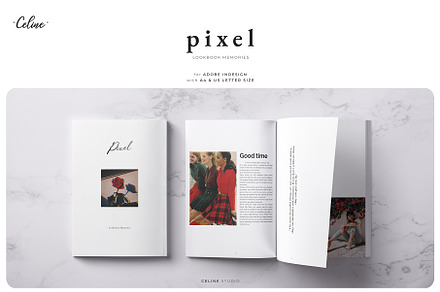 PIXEL Lookbook Memories Template