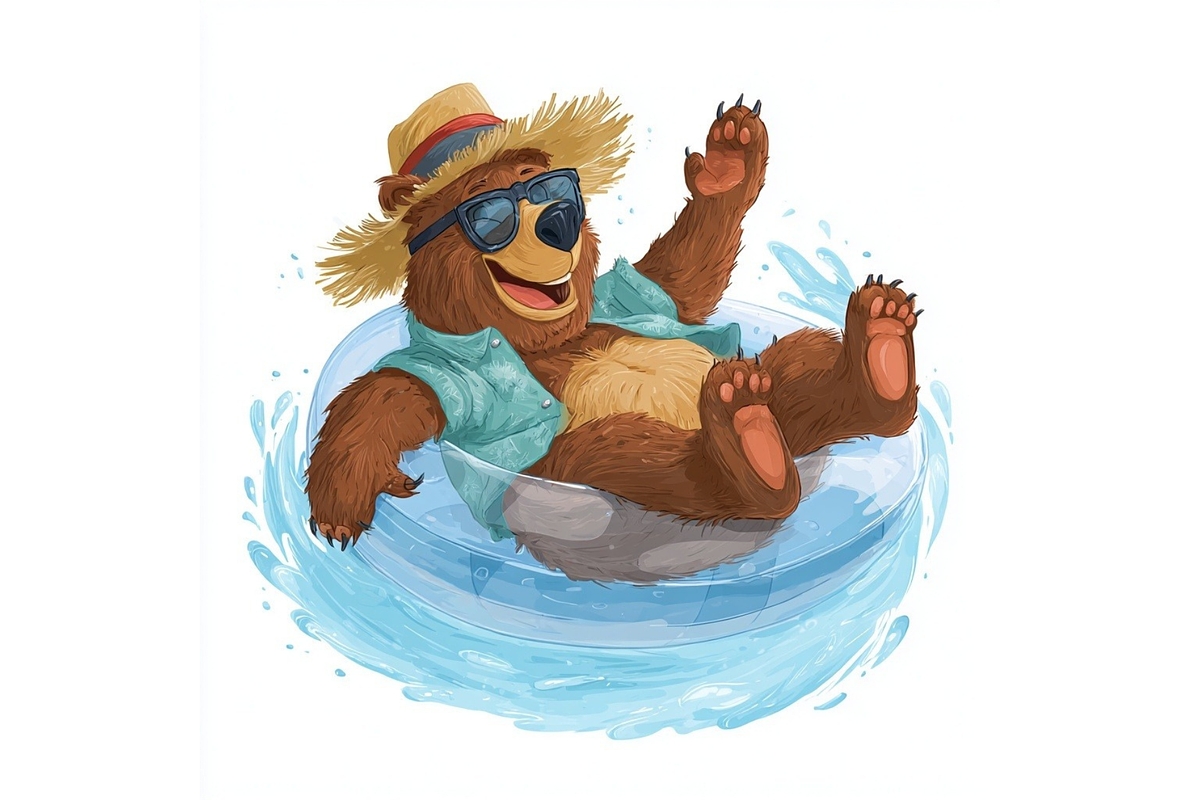 Prompt Capybara Vibes Summer Clipart, a Seasonal Illustration by Creative design (Photo 6 of 7)