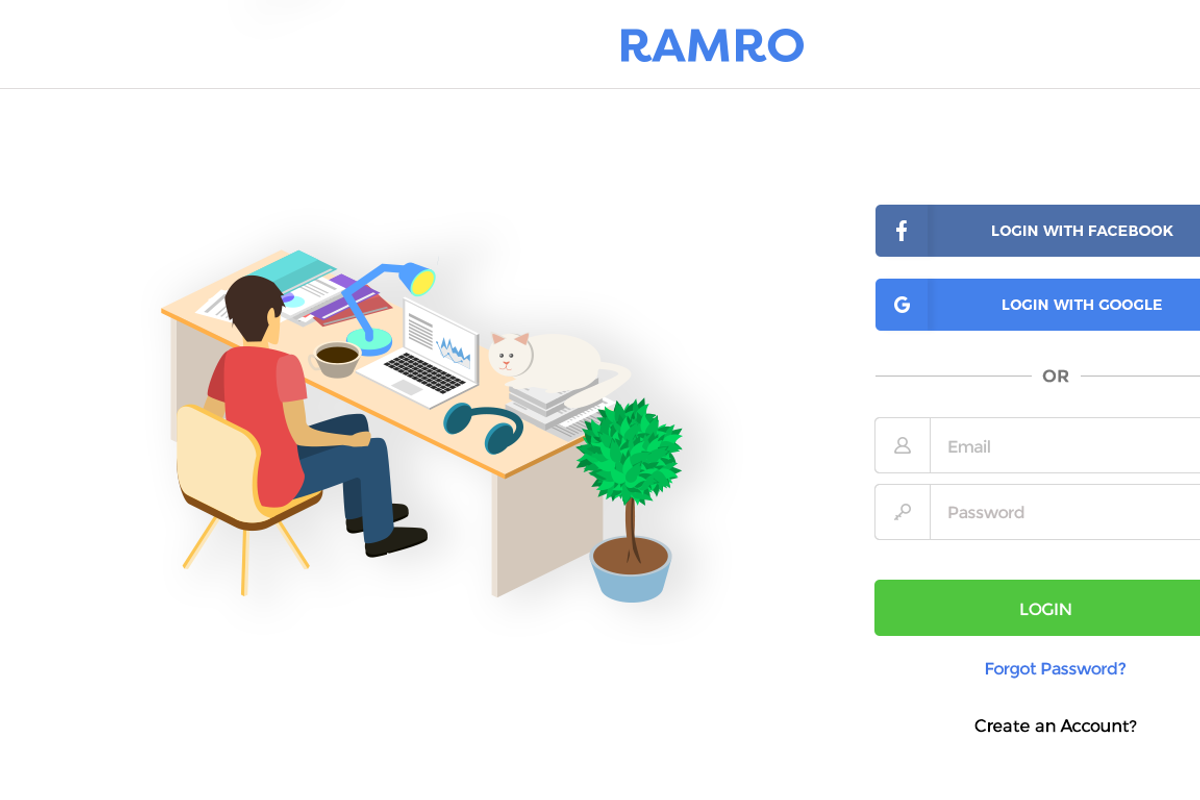 Ramro Web UI Kit - Login/Signups, an UI Kit Template by Danfe Designs (Photo 8 of 11)