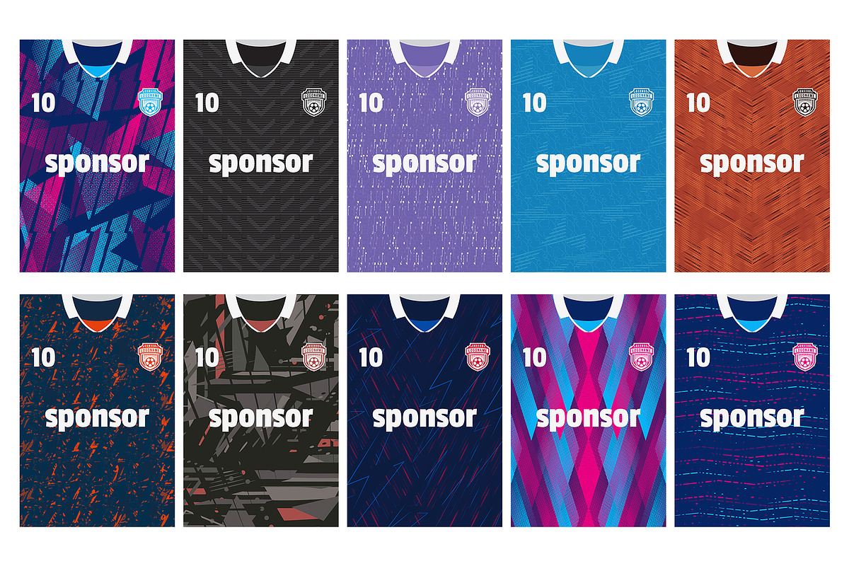 Bundles Sport Jersey Pattern Design, a Pattern Graphic by Evloxx Studio (Photo 6 of 11)