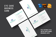 Eye Care Business Card, a Business Card Template by graphicsunday (Thumbnail 1 of 4)
