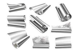 Rolls of Aluminum Foil Perfect, a Food Illustration by Things for designers