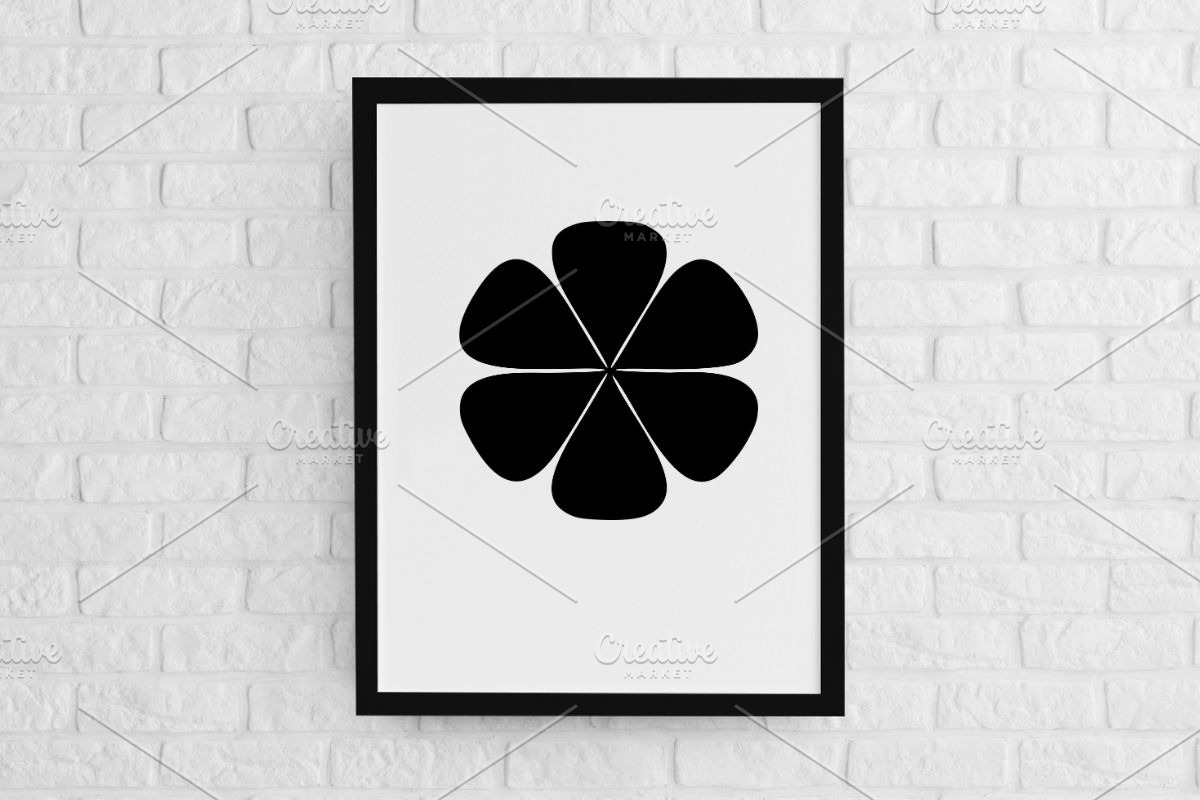 Flower Silhouette SVG #2, an Object Illustration by newminddesign (Photo 2 of 3)