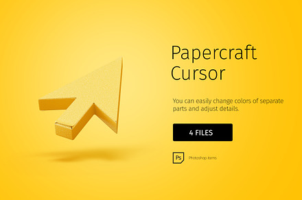 Papercraft cursor