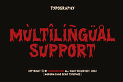Shadows Fright Font, a Blackletter Font by Marvadesign (Thumbnail 5 of 8)