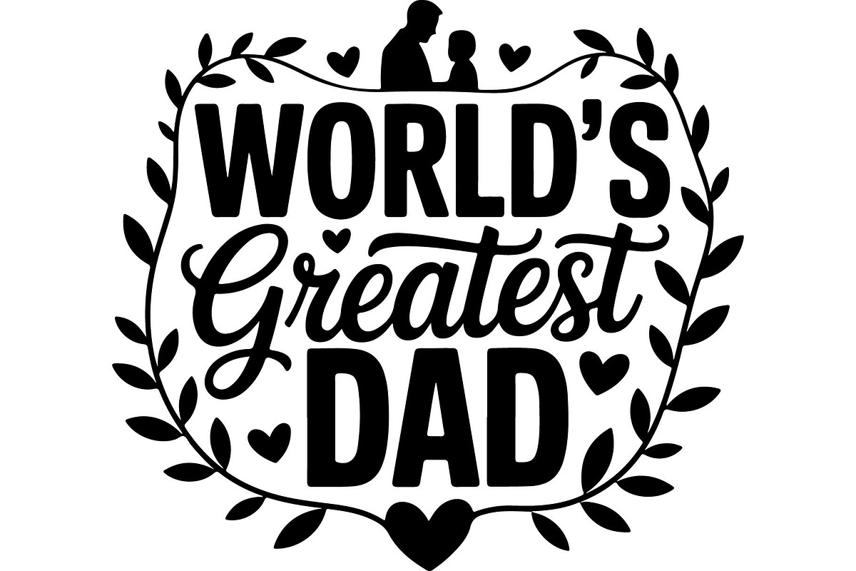 Best Dad Ever T-Shirt Bundle, an Object Graphic by jahid234 (Photo 7 of 13)