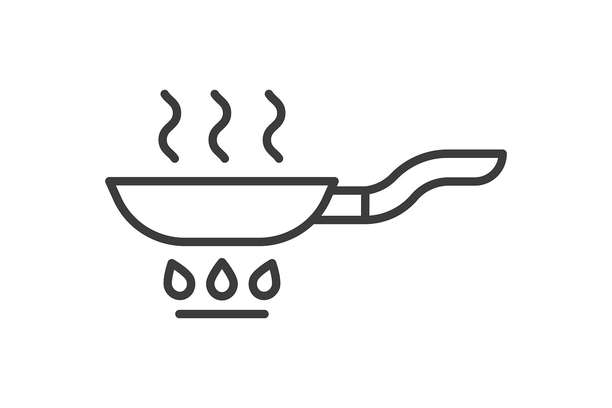 Cooking line icon set, an Outline Icon by ElineDesign (Photo 2 of 3)