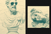 Engraved Square, Poster Photo Effect, a Layer Style Add-On by dokudokunomi (Thumbnail 2 of 4)