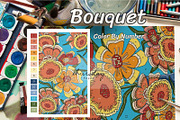 Colorful flowers color by number, a Graphic by Thursdaypaper (Thumbnail 9 of 10)