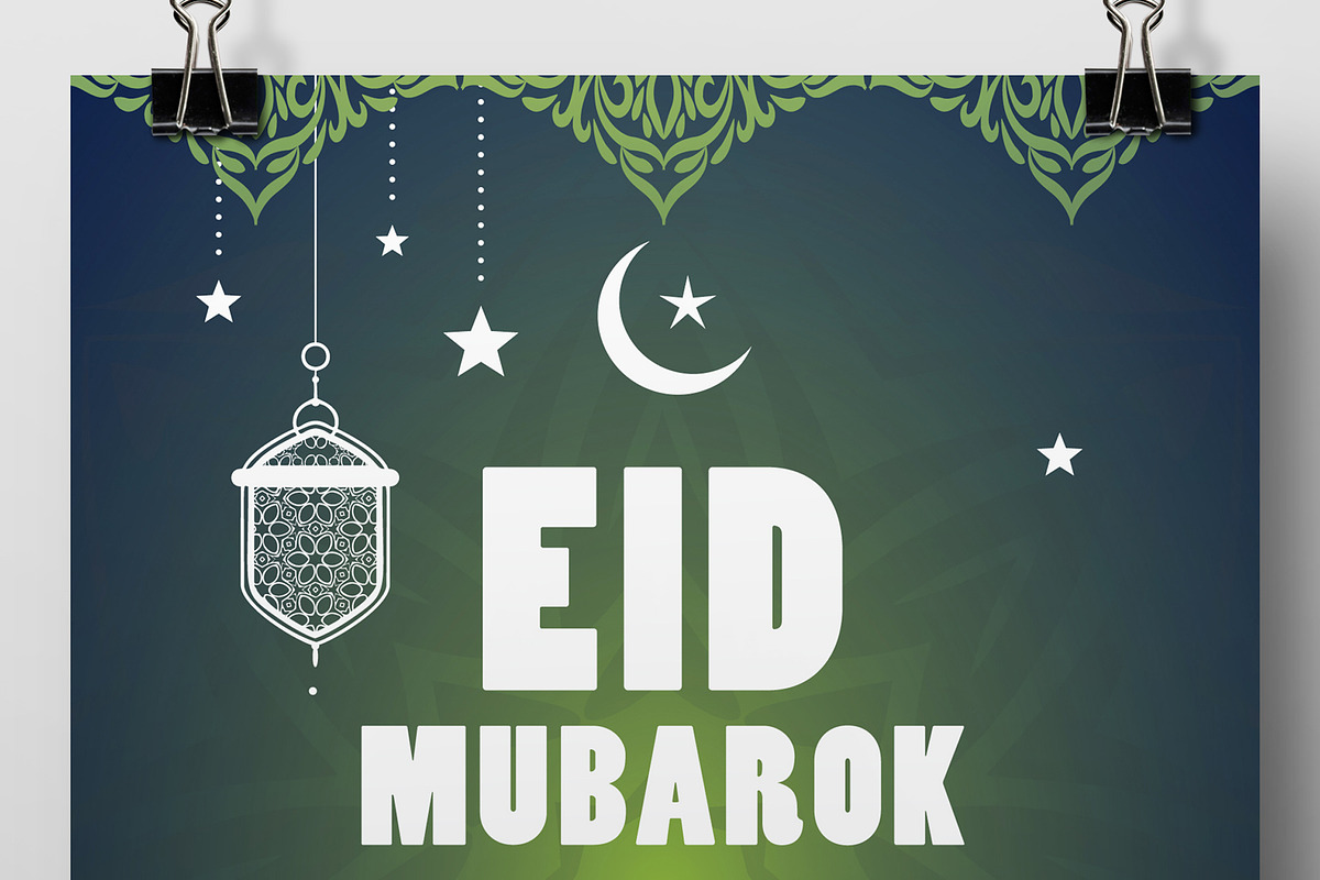 Eid Mubarak Flyer, a Stationery Template by MightyDesign (Photo 2 of 6)