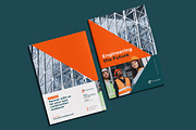 Construction Company Profile, a Brochure Template by FathurFateh (Thumbnail 1 of 4)