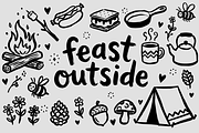 Camping Doodle Illustrations, an Object Illustration by Huza Studio (Thumbnail 3 of 10)
