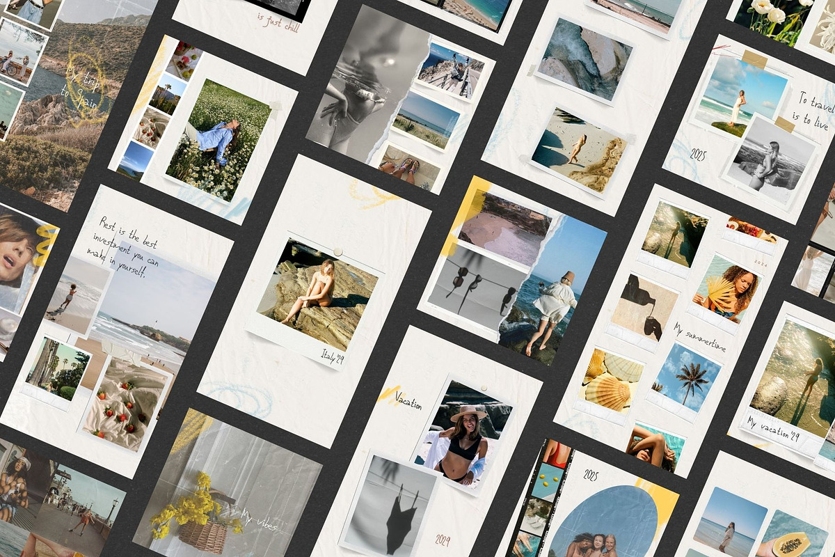 Canva Instagram Summer Templates, a Social Media Template by lerinartstudio (Photo 3 of 7)
