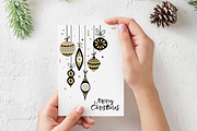 Vintage Christmas Balls Decorations, a Decorative Illustration by ms Julia Nova (Thumbnail 2 of 6)
