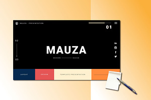 MAUZA Powerpoint Template