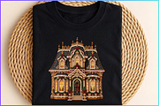 Christmas Gingerbread House Cliparts, a Seasonal Illustration by Ink Gallery (Thumbnail 10 of 13)