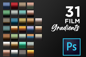 Film gradients for Photoshop