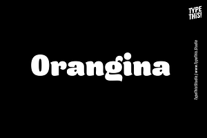 Orangina Chubby Font