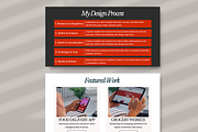 Simple UX Designer Website Portfolio, a Websites & App Template by Elegant_Studio44 (Thumbnail 3 of 5)