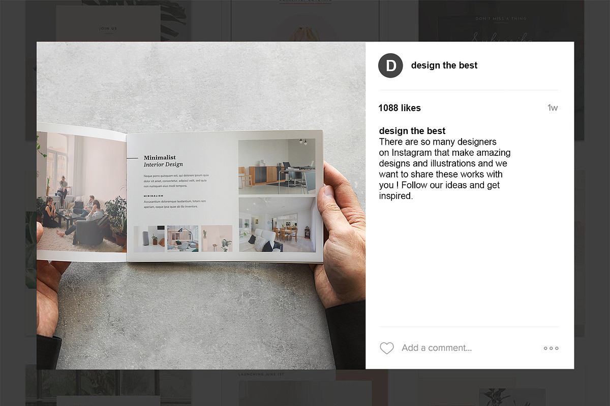 Landscape Brochure Mock-Up, a Print Template by Dikarte.Store (Photo 9 of 9)