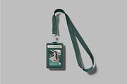 ID Card Mockup, an Advertising Mockup by Bangdastudio (Thumbnail 2 of 5)
