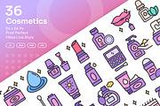 Cosmetics Icons Set - Filled Line, an Icon by Kmg Design (Thumbnail 1 of 3)