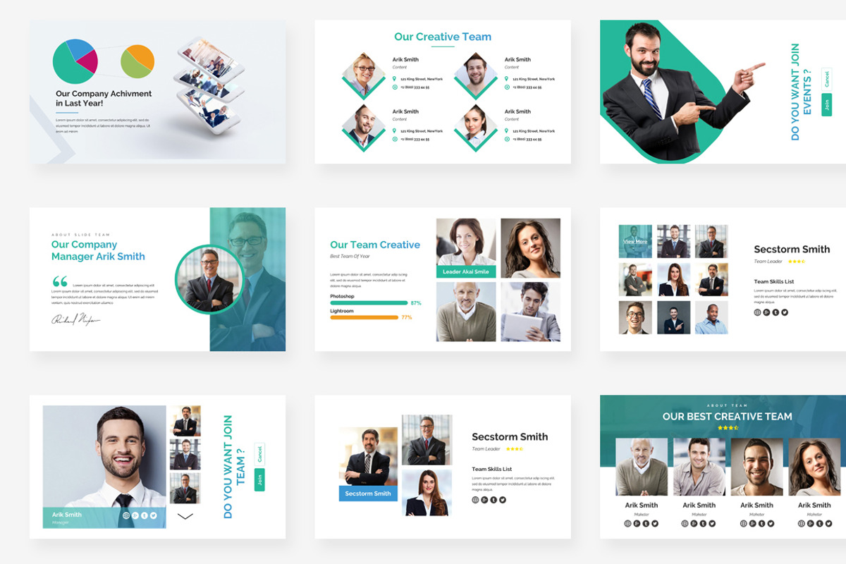 3 in 1 Business Event Powerpoint, a Presentation Template by One Percent Studio (Photo 28 of 36)