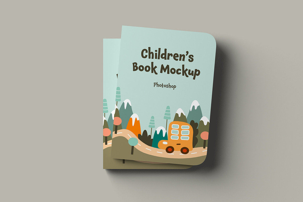 Children's Book Mockups, a Print Template by artimasa (Photo 4 of 8)