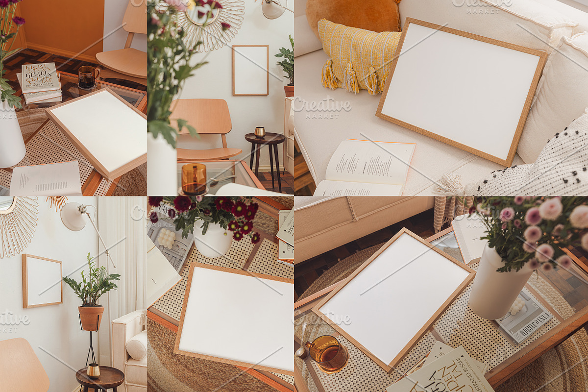 Imperfect Interior Frame Mockup Set, a Household Mockup by Salt Color Studio (Photo 18 of 28)