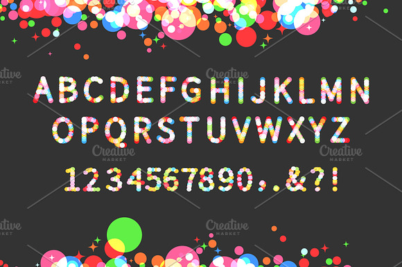 SPARKLE vector display typeface preview 6