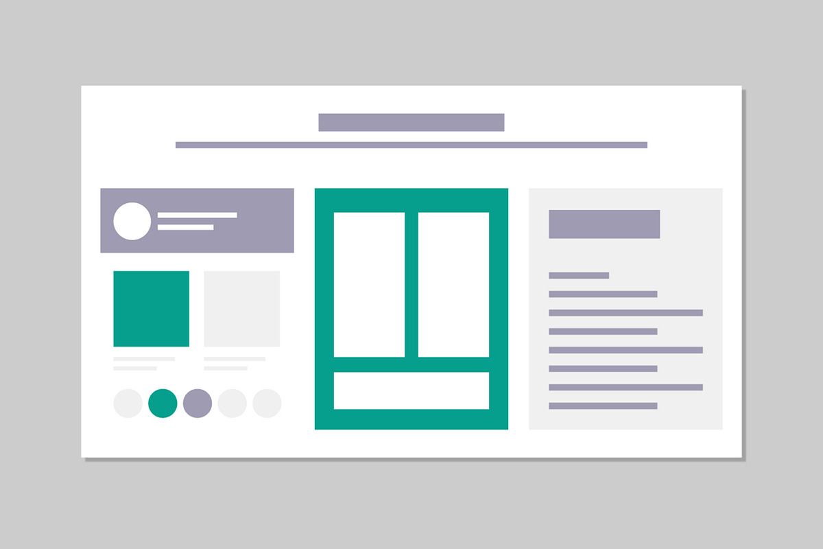 Web Landing Page Wireframe Set, a Landing Page Template by ContestDesign (Photo 3 of 10)