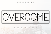 Overcome, a Sans Serif Font by FreshTypeINK (Thumbnail 1 of 8)