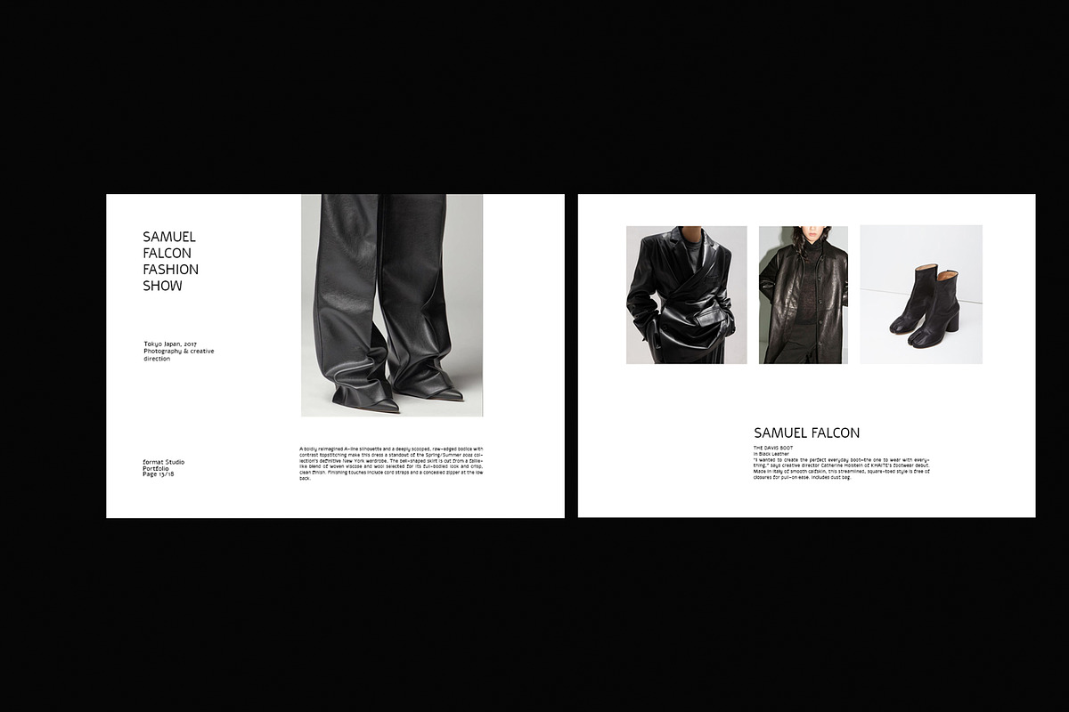 Portfolio Template, a Resume Template by Replika Machine (Photo 8 of 10)
