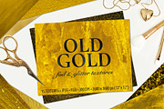 Gold Foil & Glitter Textures, a Texture Graphic by CatJello Graphics (Thumbnail 1 of 15)