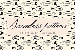 Fishes Seamless Pattern