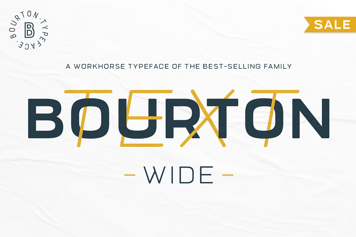 60% OFF Bourton Text Wide Font, a Sans Serif Font by Kimmy Design (Photo 1 of 17)